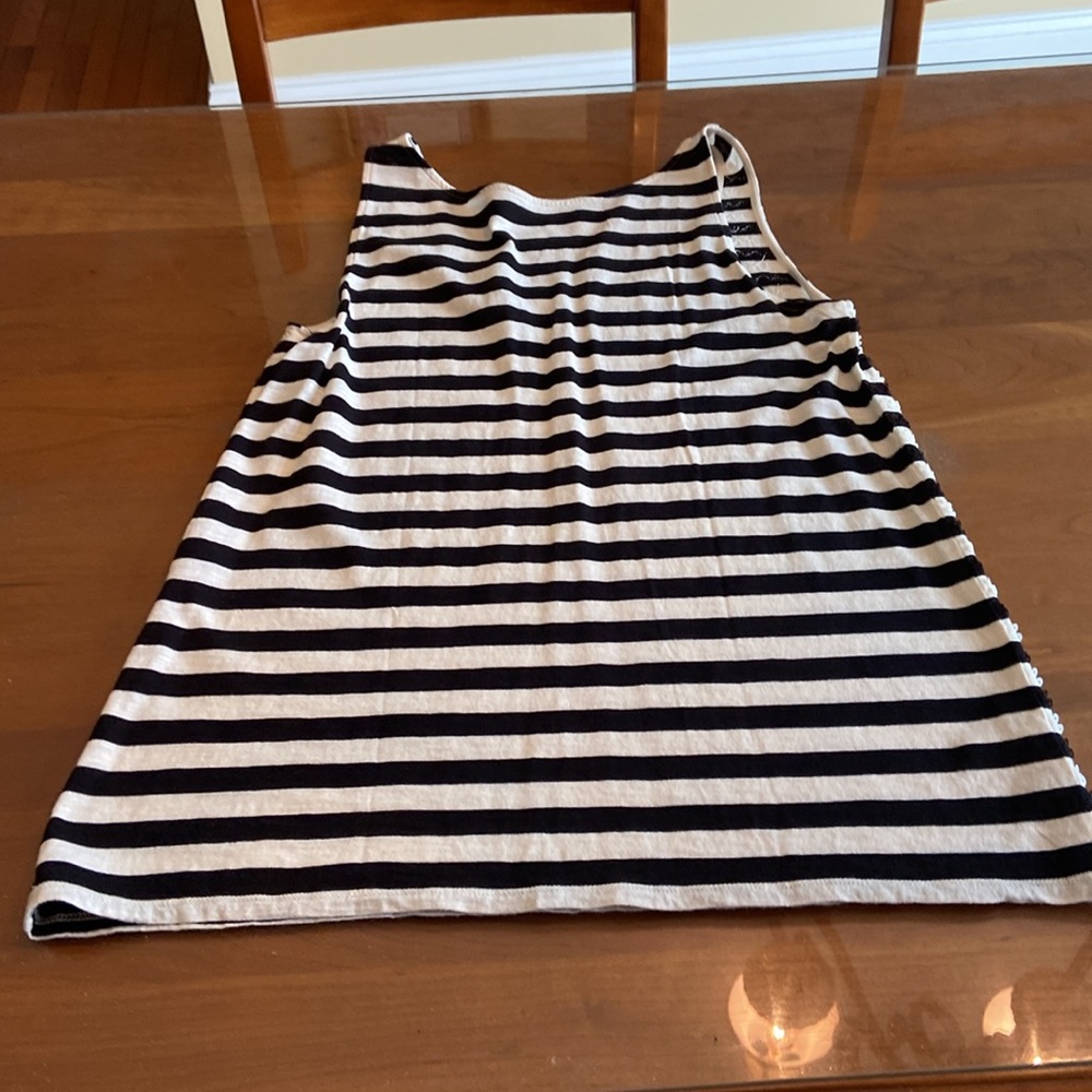 Express Black and Cream Sequin Tank Top - Picture 6 of 6